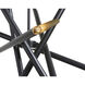 Serwin LED 37.5 inch Matte Black / Gold Chandelier Ceiling Light